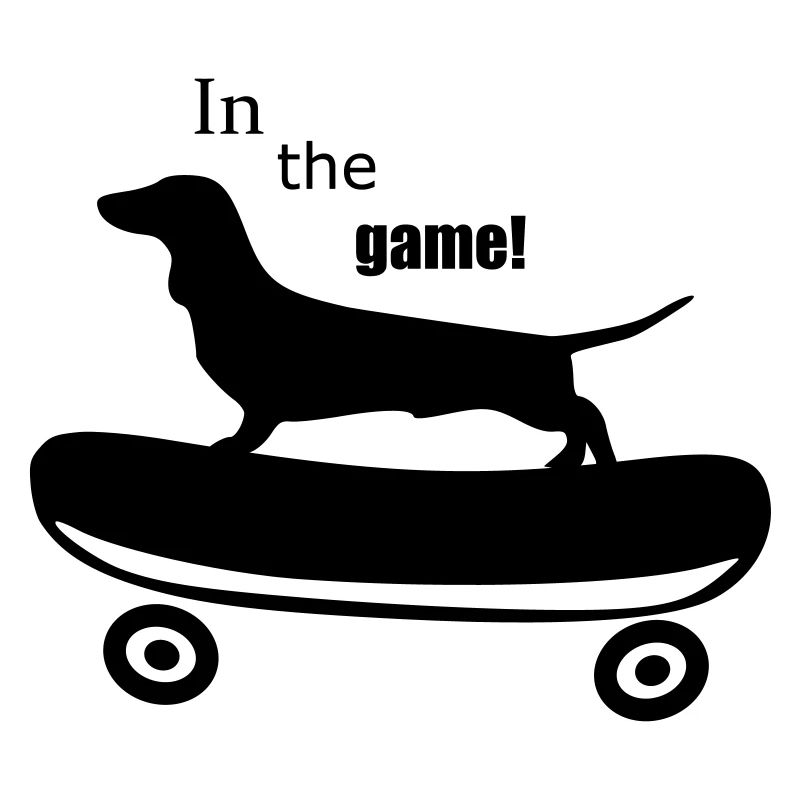 Skateboard Dog Dans le jeu! conception cool drôle