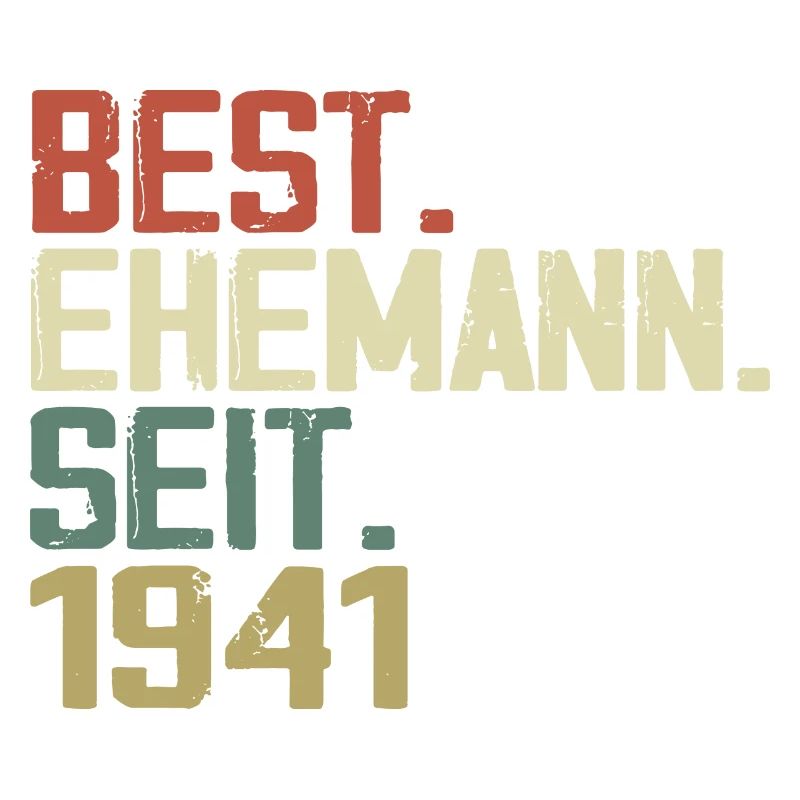 Best Ehemann Seit 1941 Geburtstagsgeschenk 1941