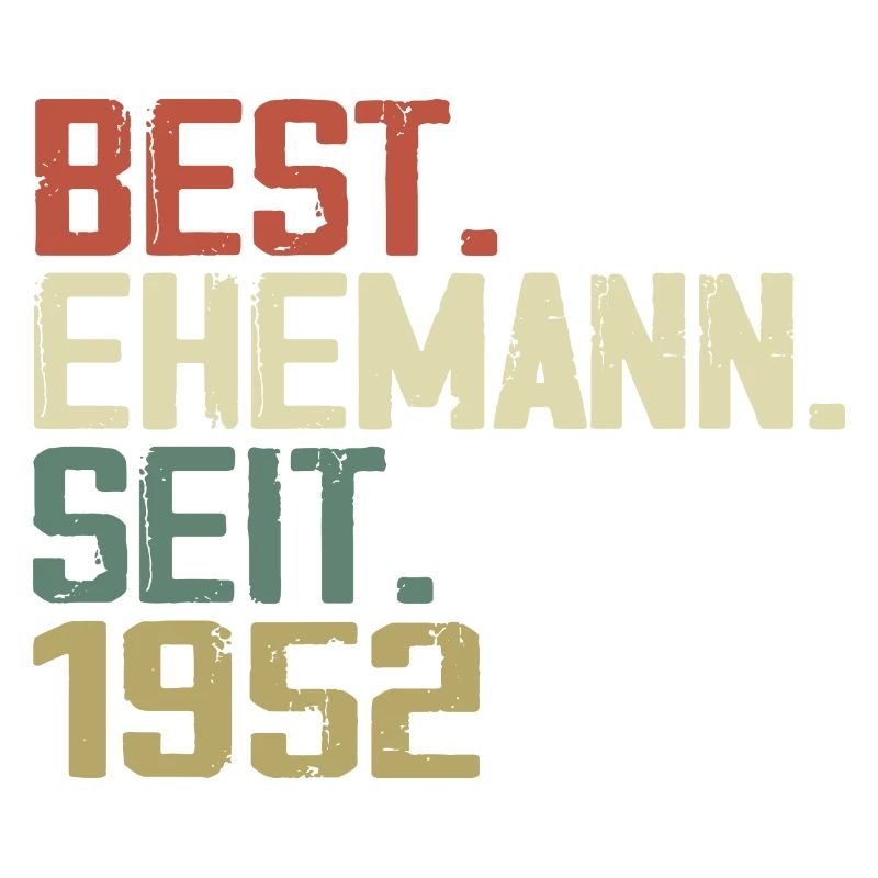 Best Ehemann Seit 1952 Geburtstagsgeschenk 1952