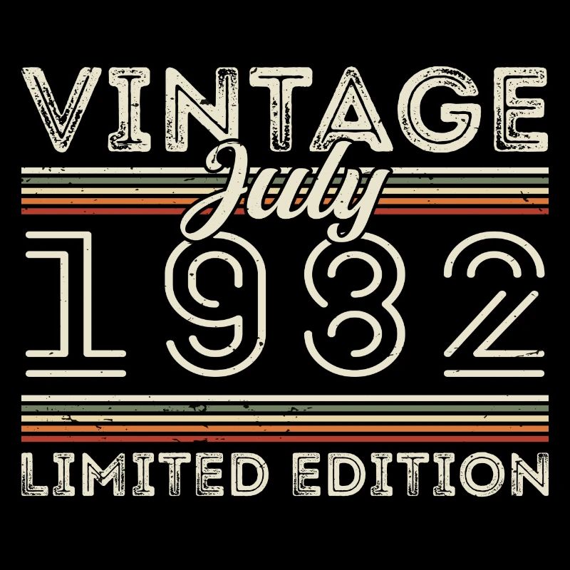 Juli 1982 Juli Geburtstagsgeschenk Juli 1982