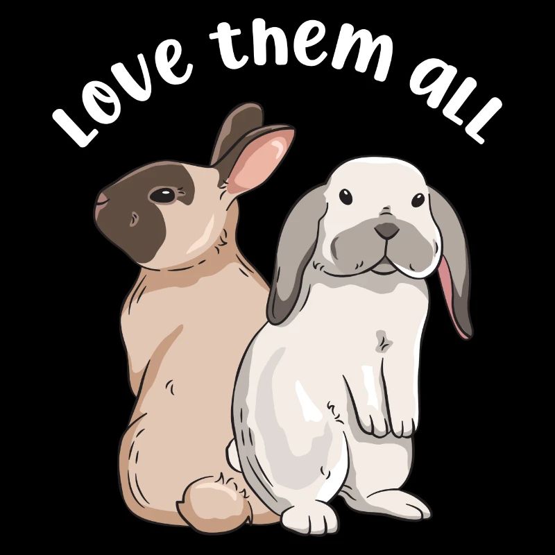 Cute rabbit design for bunny owners