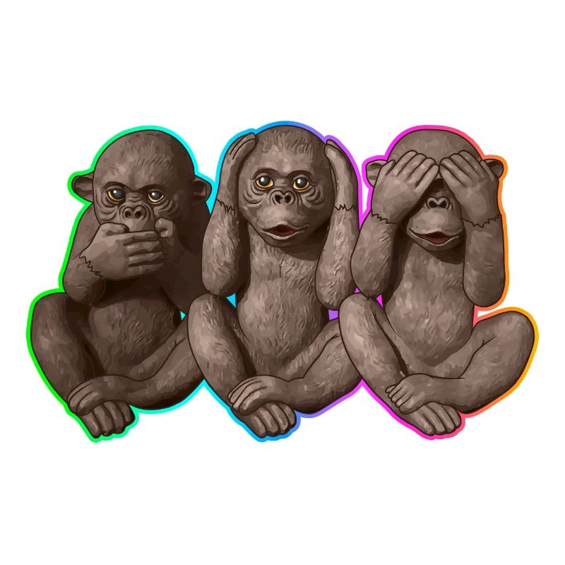 Three wise Monkeys | 3 weise Affen