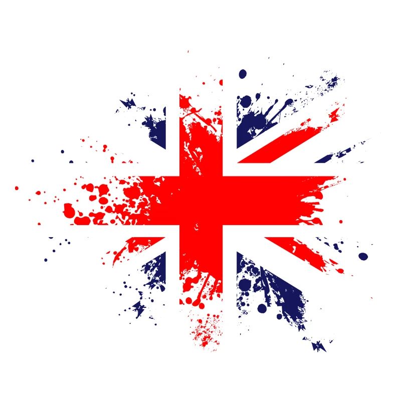 Royaume-Uni drapeau Spritzer Union Jack Klecks