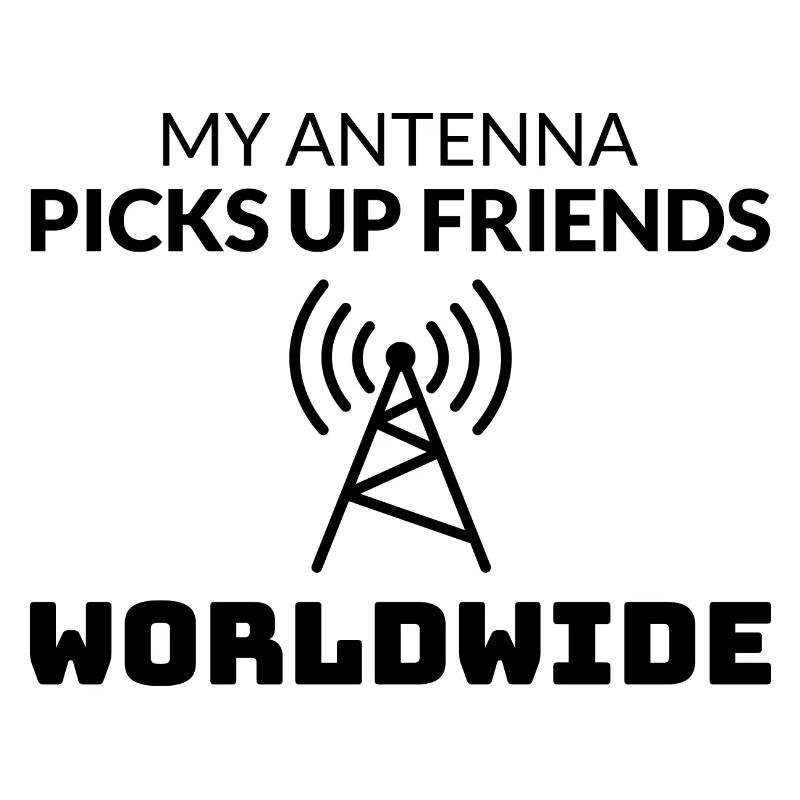 Frequenz der Funkwellen des Amateurfunkers