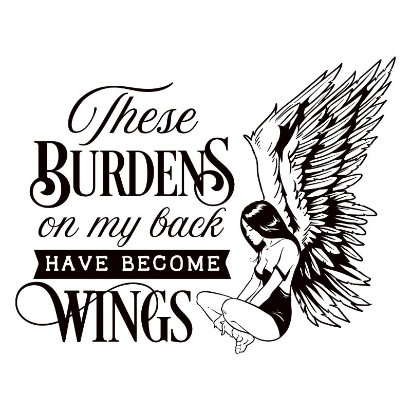 Ces fardeaux sur mon dos sont devenus des ailes