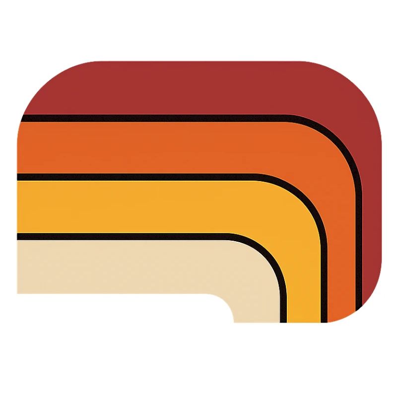 Retro gradient design