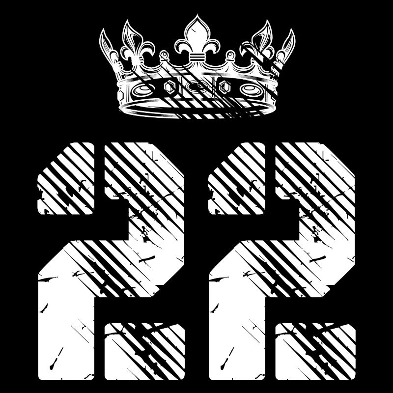 22 Number crown