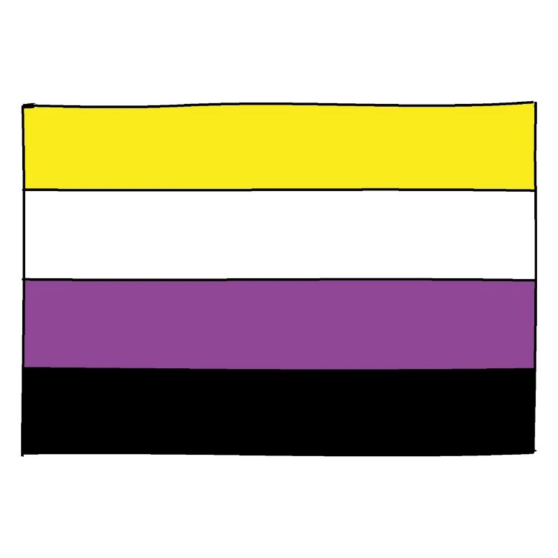 Nonbinary Flagge
