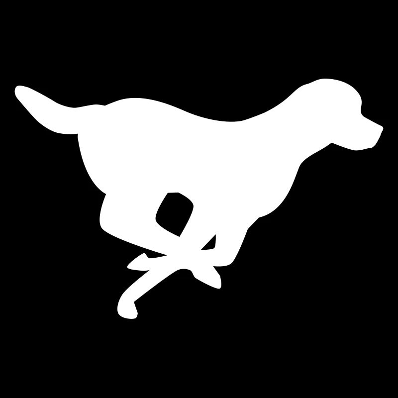 Dog running chasing turbo gift