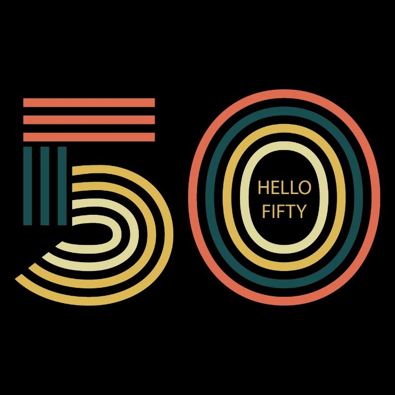 bonjour 50. 50e anniversaire