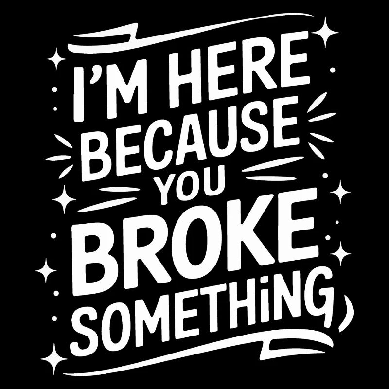 Technischer Support Computerfreak Nerd