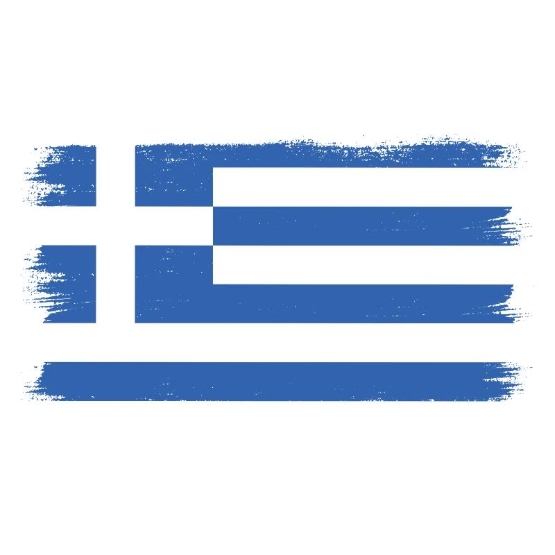 Grèce Drapeau Hellas Athènes Crète Kos GR