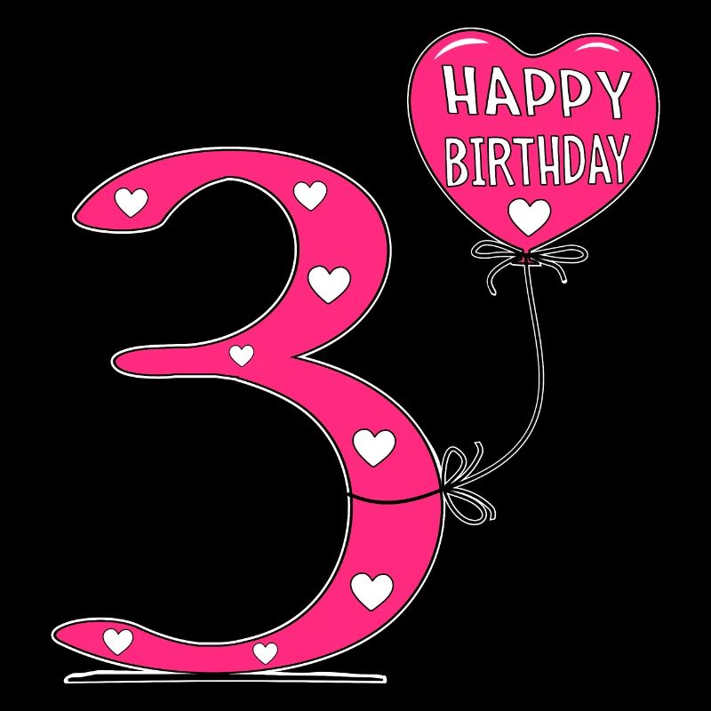 3 Birthday Happy birthday