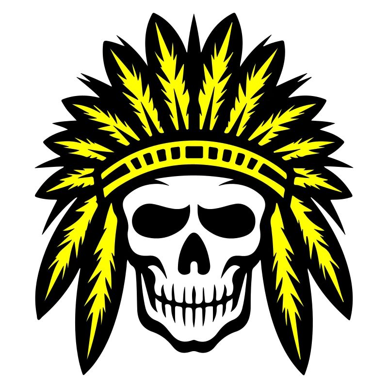 Crâne de chef indien apache