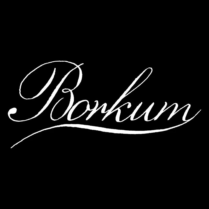 Borkum lettering