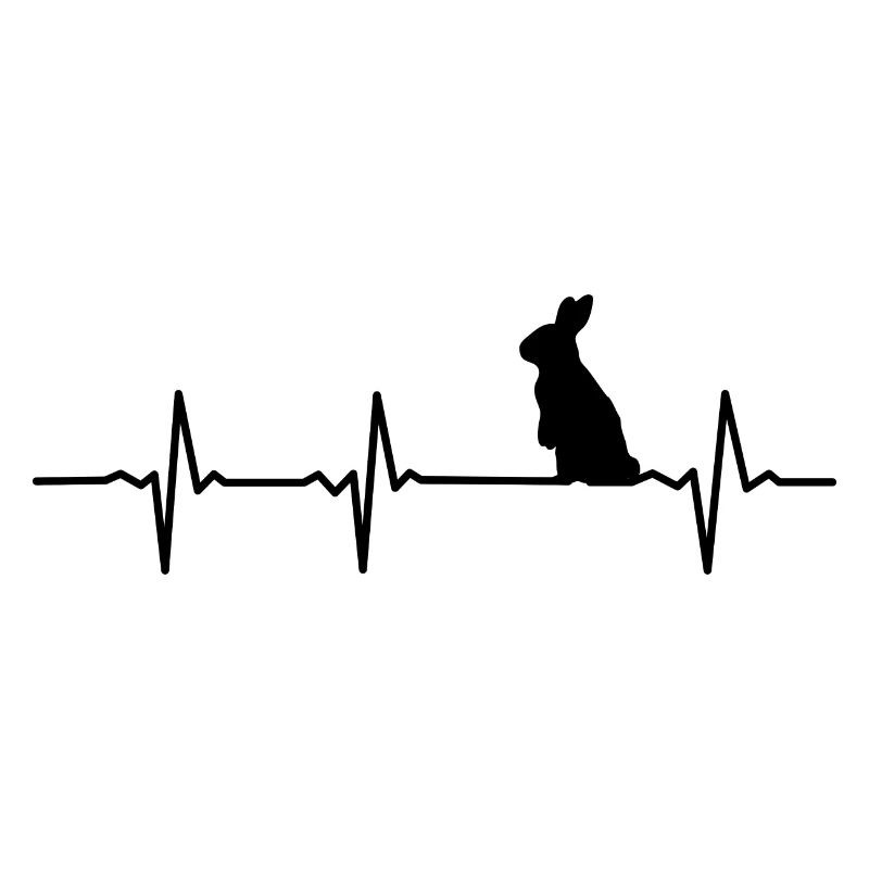 heartbeat bunnies Easter rabbit gift