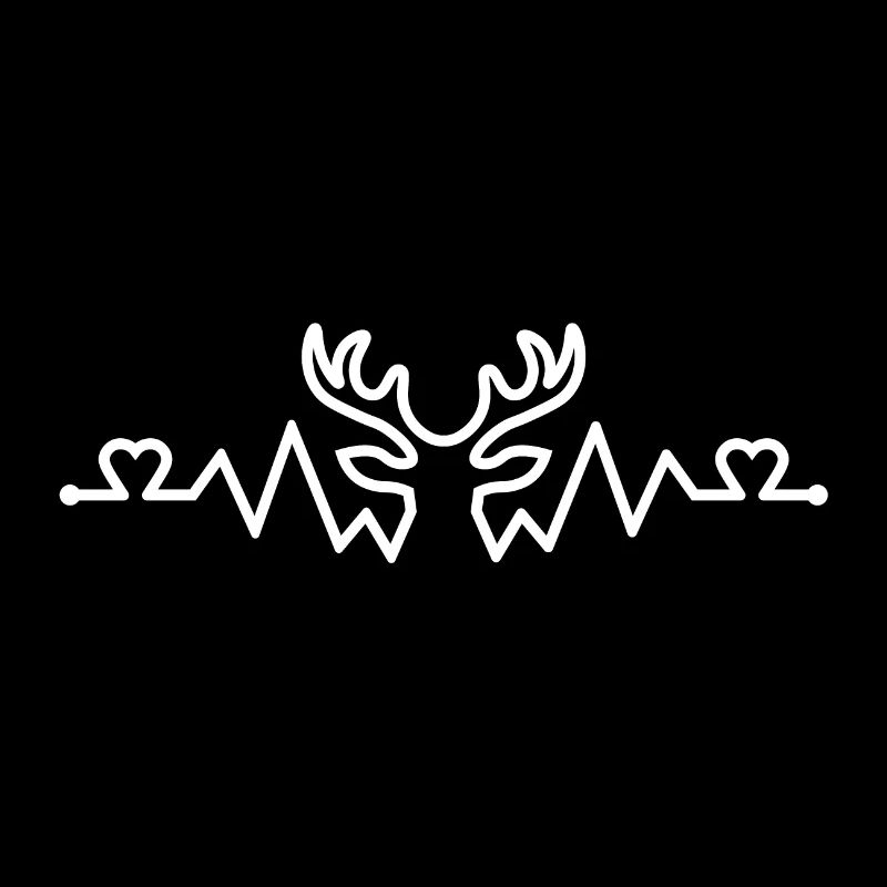 Hirschherzfrequenz und Herzen