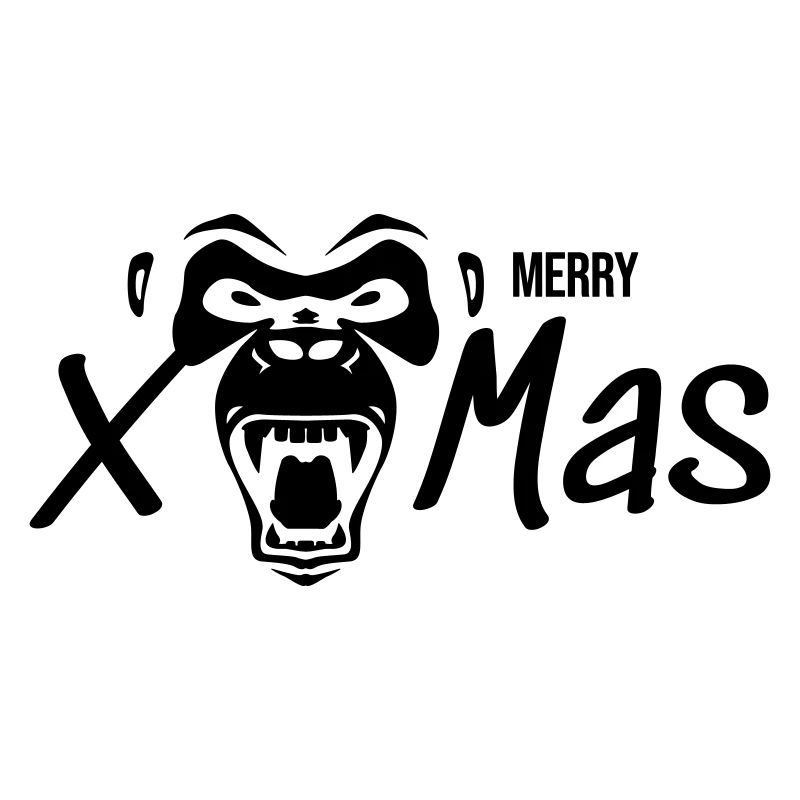 Joyeux Noël Gorille Singe Cadeau