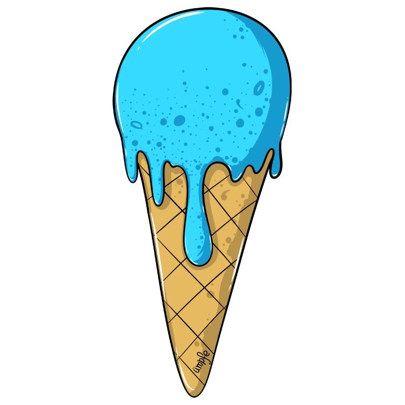 | de crème glacée | de crème glacée bleue Glace