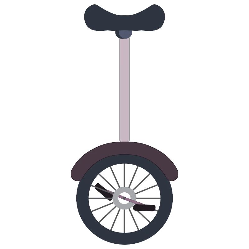 Einrad Einradfahrer