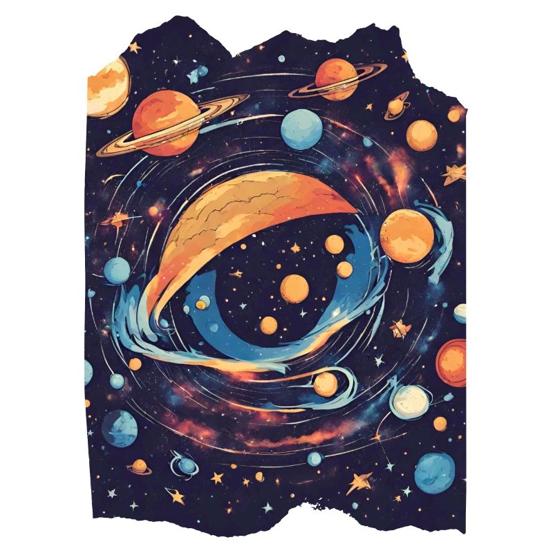 Eye Galaxy Outer Space Planets Stars Interstellar