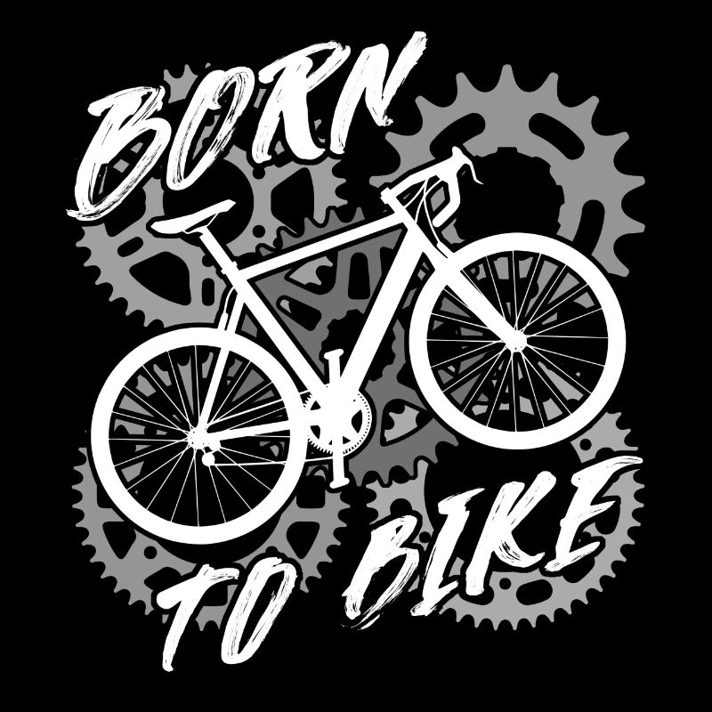 Born for cycling. Graphic biker design
