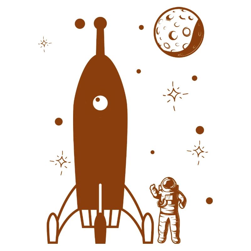 Astronaut - Space - Rocket - Universe