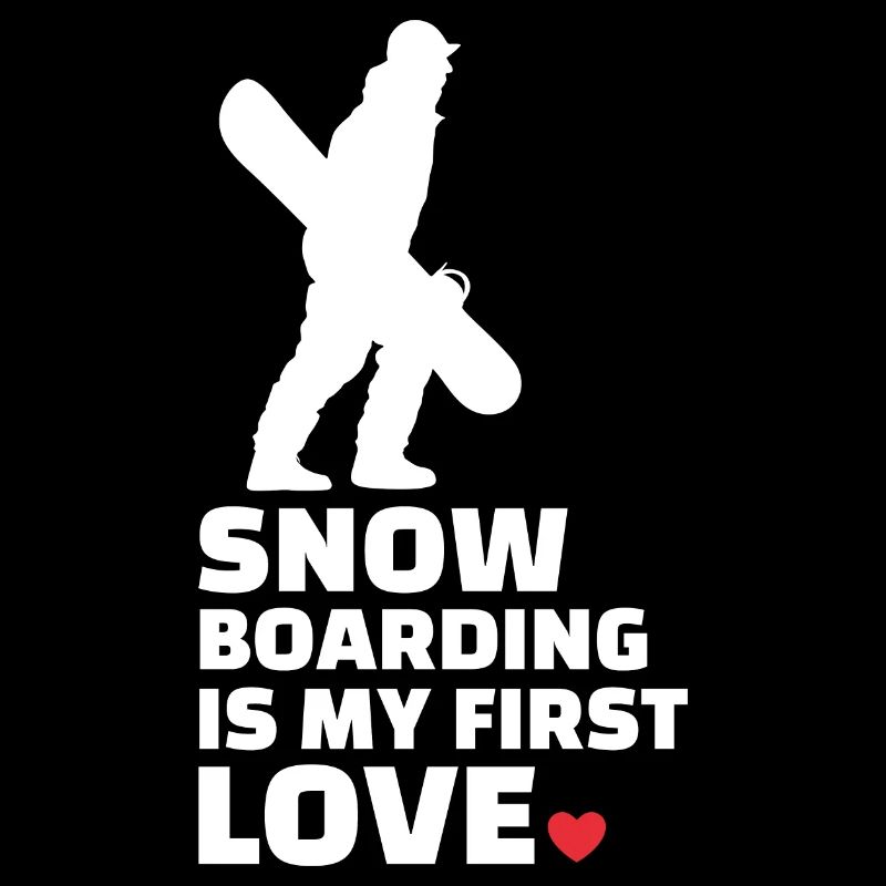 J’adore le snowboard Snowboard élégant