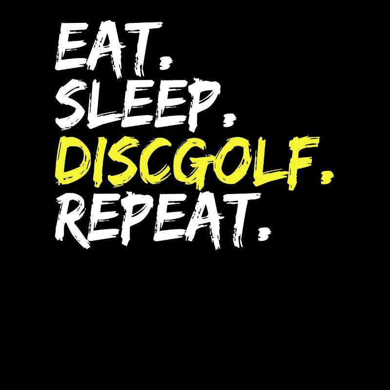 Manger Dormir Discgolf Répéter Frisbee Frisbee Player