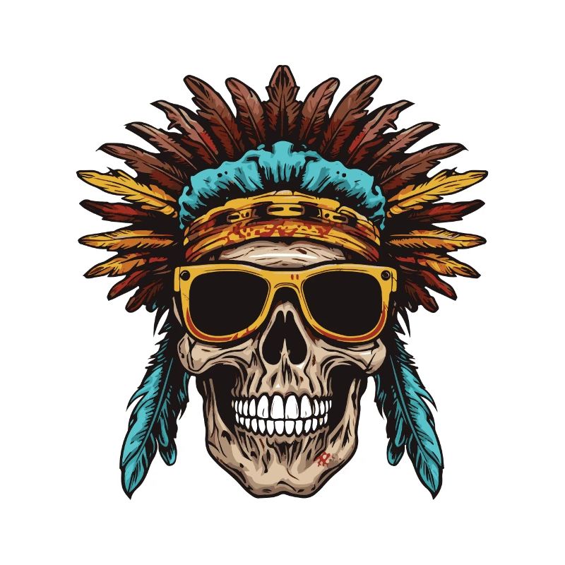 Apache Skull Indian