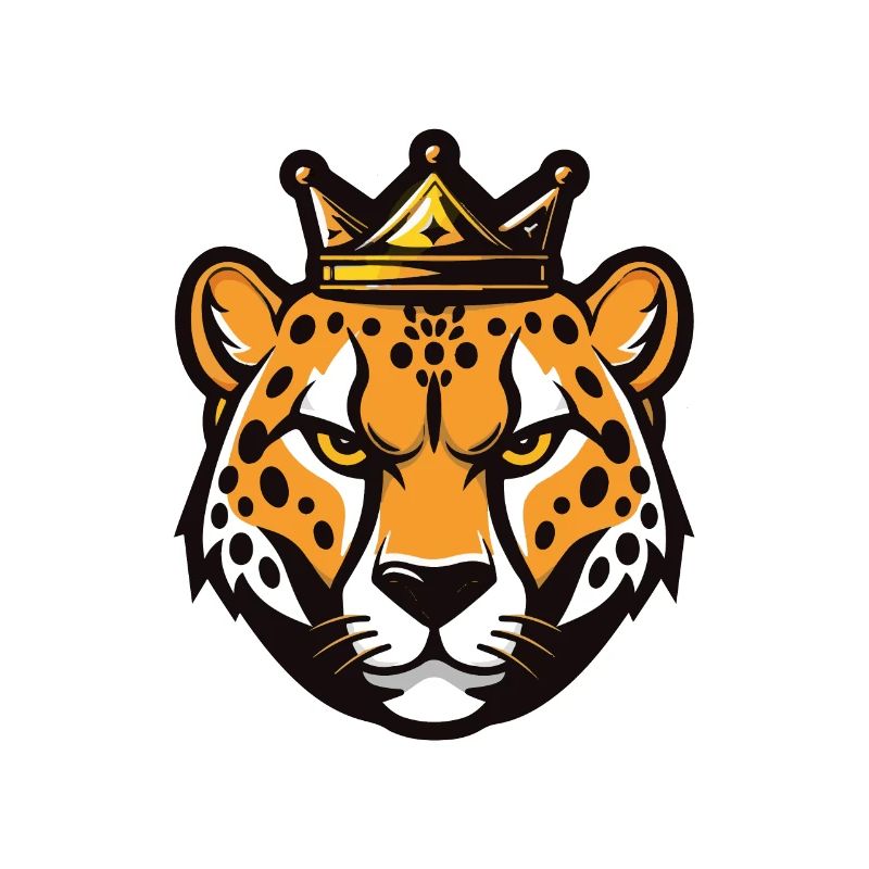 Couronne de tête de guépard