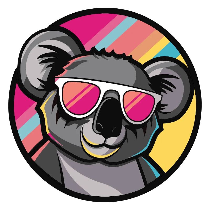 Koala Comic Cool Sommer