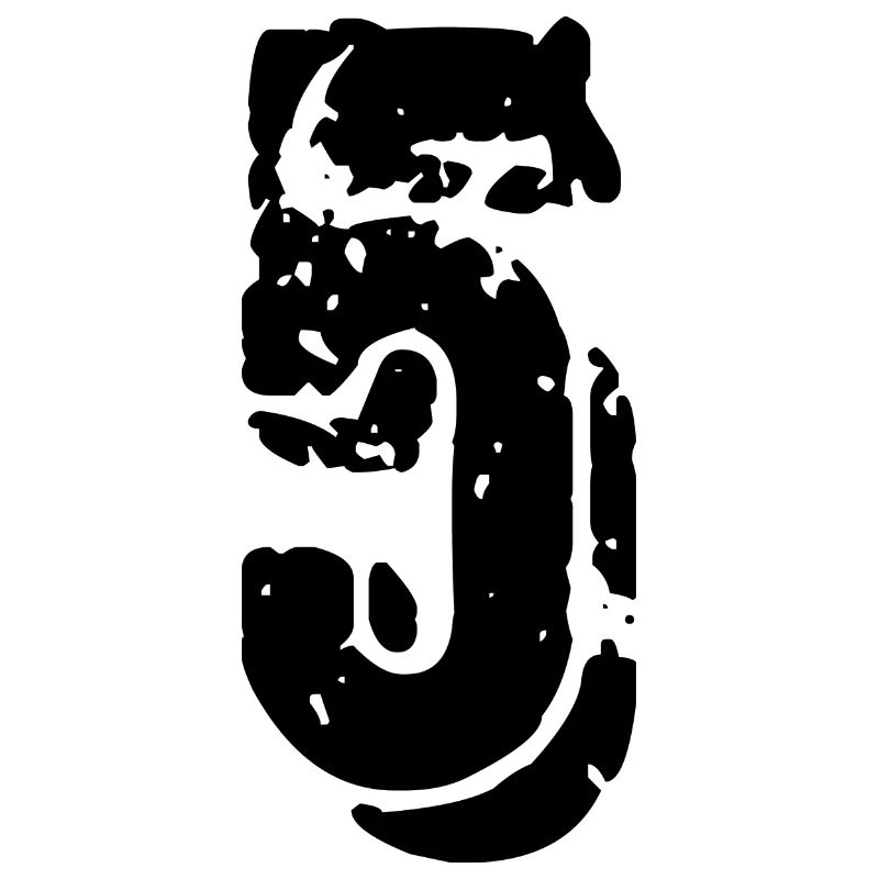 5 Number jersey