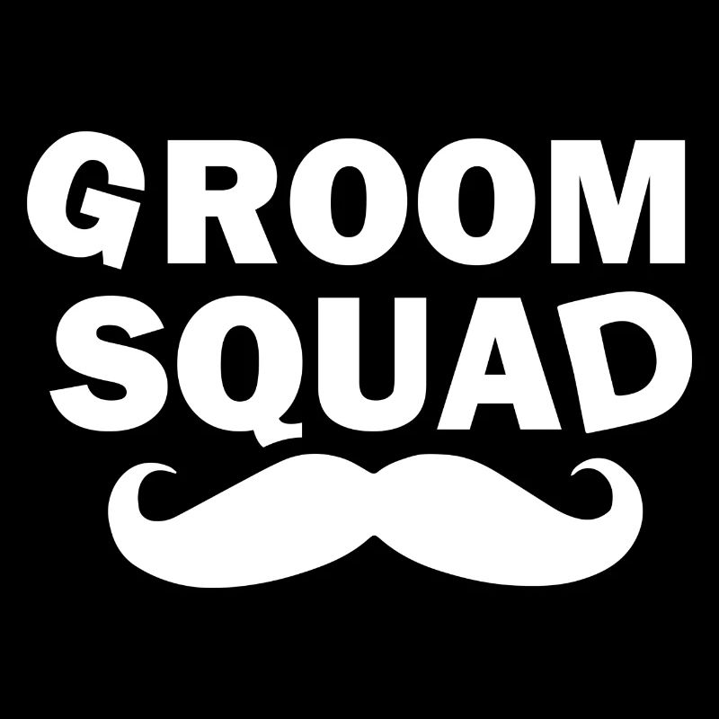 Groom Squad Junggesellenabschied Bräutigam