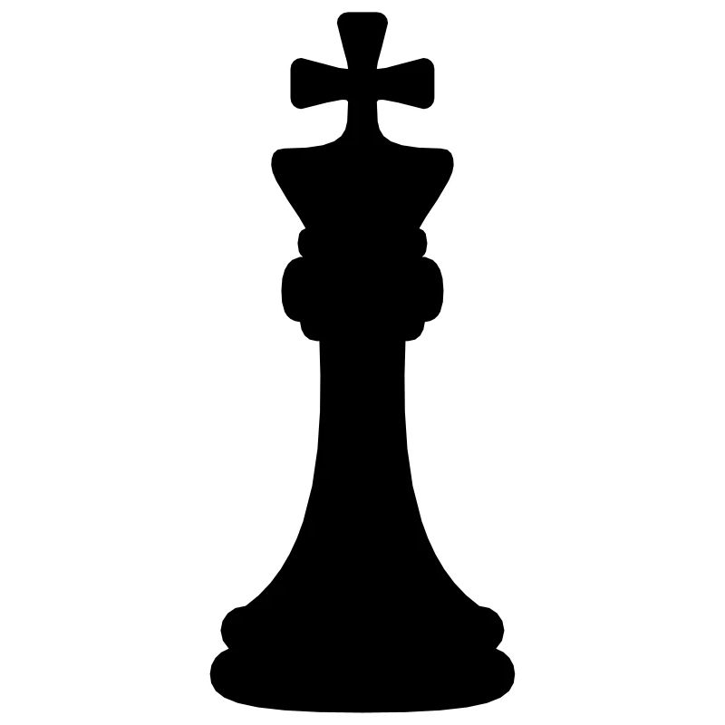 Les échecs noirs roi