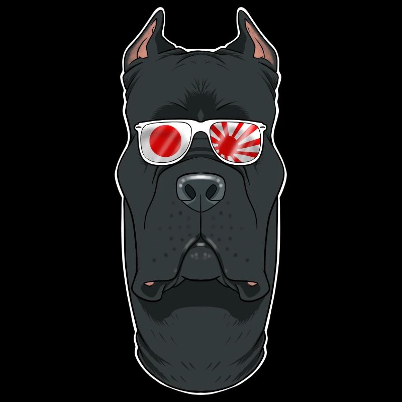 Lunettes de Soleil Cane Corso Japon I Drapeau Japonais