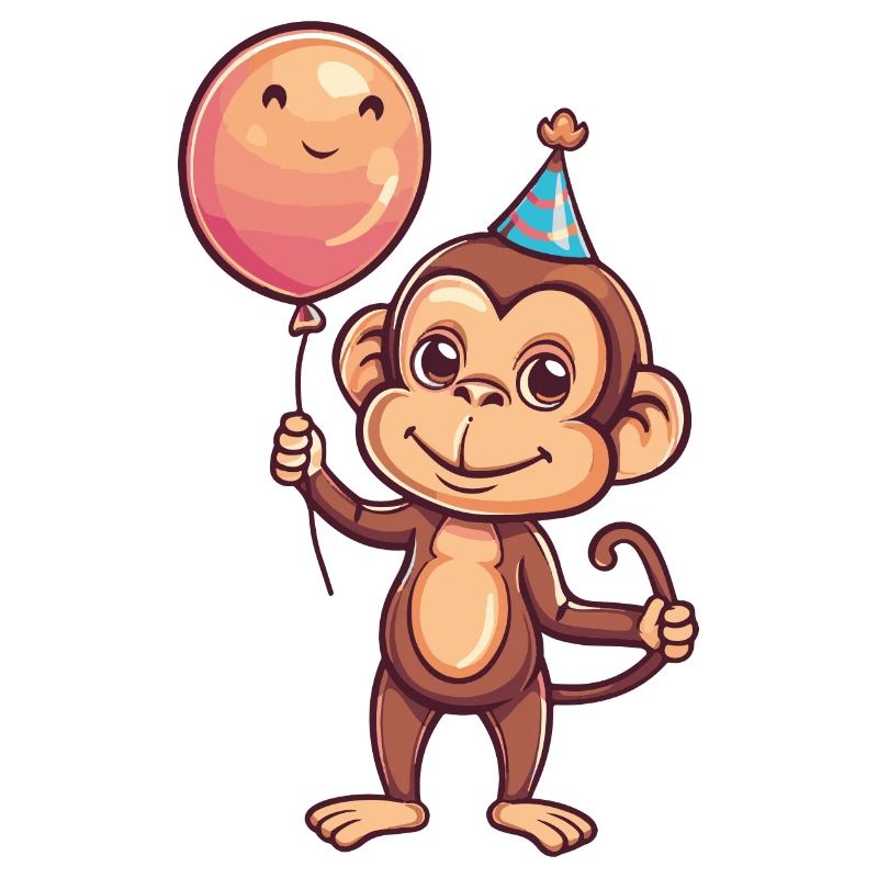 Singe Anniversaire Bébé