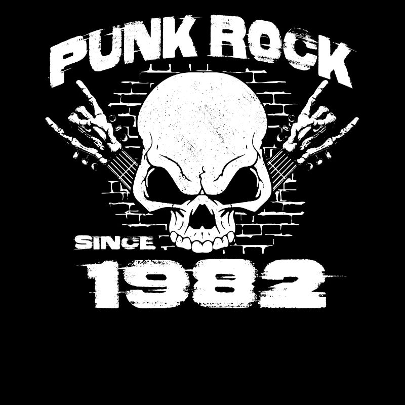 Punk Rock Since 1982 - Skull Rock Hands 42nd