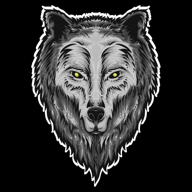 Wolf face