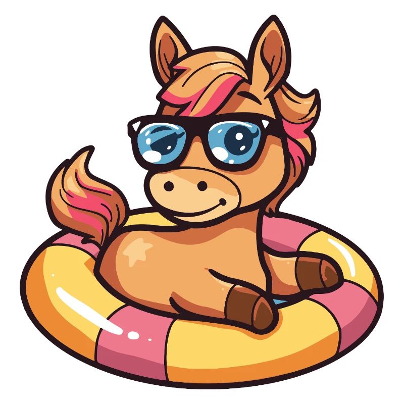 Horse Comic Cool