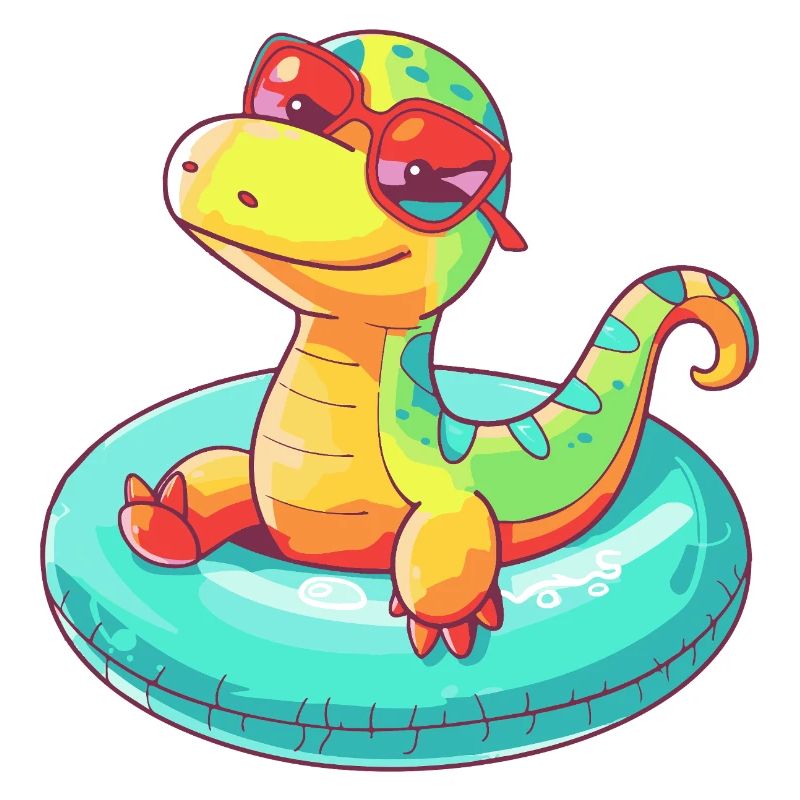 Dinosaurier brontosaurus Comic Cool