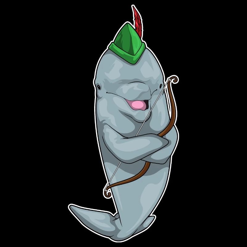 Delfin Bogenschütze Bogen