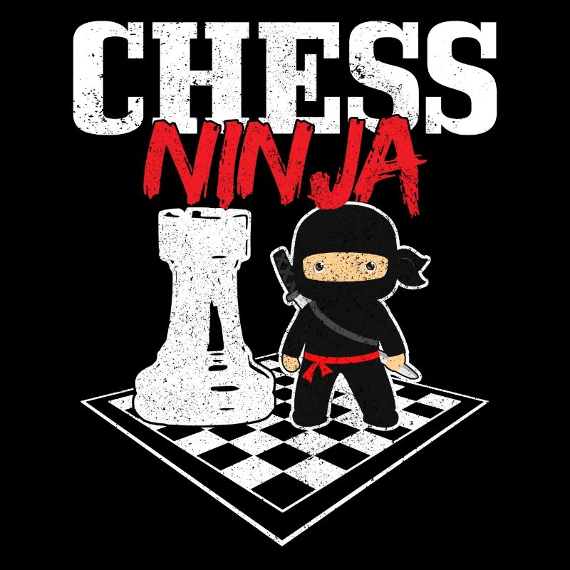 Cadeau de joueur d’échecs Ninja Chess