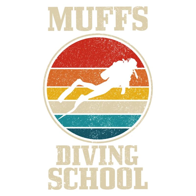 Diving Funny Vintage Diver Gift