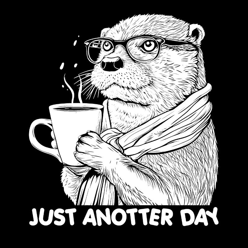 Otter Coffee Funny Gift
