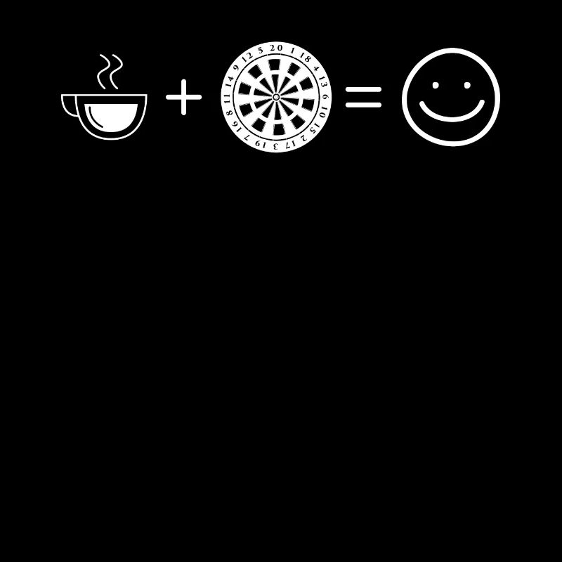 Café - Smile Face - Jeu de fléchettes -