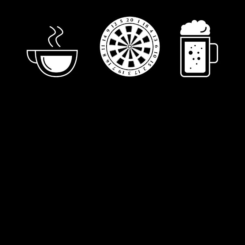 Bier - Kaffee - Dartscheibe