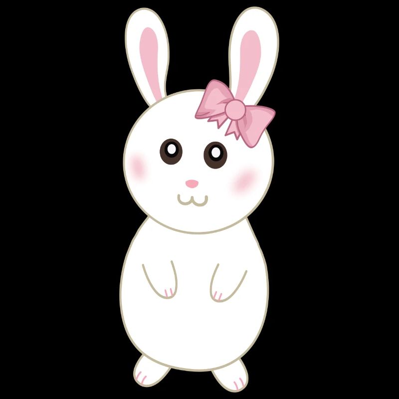 Rabbitette cute white rabbit