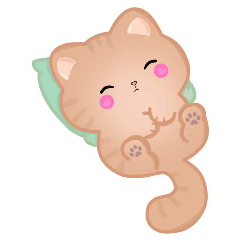 Mignon Sleeping Cat Gift Idea Kitten