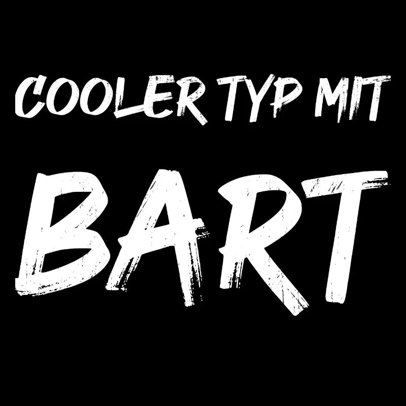 Cooler Typ mit Bart